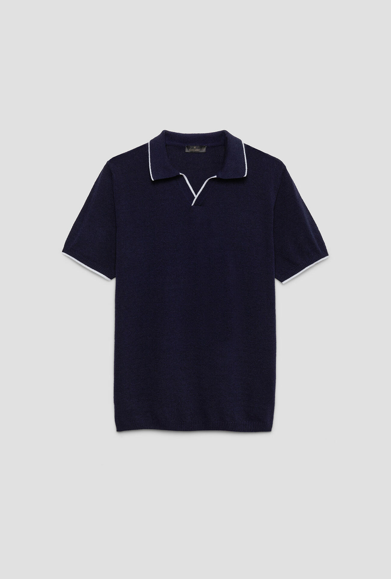 Polo shirt without buttons MAIN | Ferrante