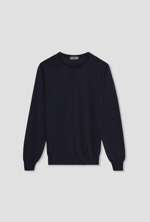 Worsted wool crew-neck ESSENTIAL - Ferrante | img vers.300x/