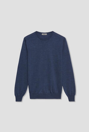 Worsted wool crew-neck ESSENTIAL - Ferrante | img vers.300x/