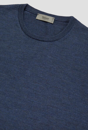 Worsted wool crew-neck ESSENTIAL - Ferrante | img vers.300x/