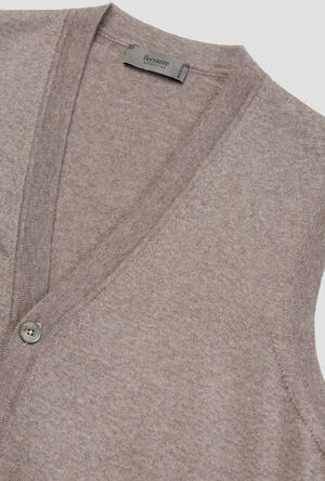 waistcoat in worsted wool ESSENTIAL - Ferrante | img vers.300x/