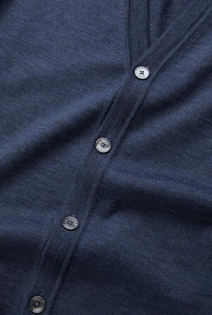 Brushed pure wool cardigan ESSENTIAL - Ferrante | img vers.300x/