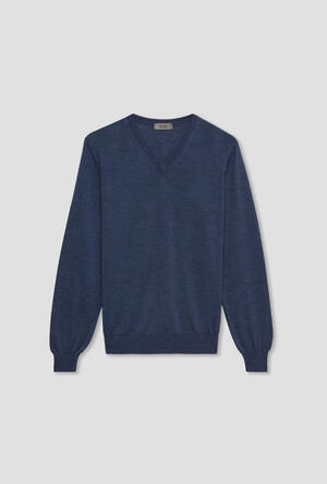 Brushed pure wool pullover ESSENTIAL - Ferrante | img vers.300x/