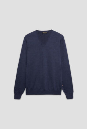 Brushed pure wool pullover ESSENTIAL Ferrante 