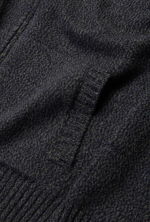 Cashmere blend full zip mouliné ROYAL RED - Ferrante | img vers.300x/