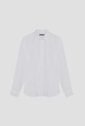 Linen shirt with spread collar MAIN - Ferrante | img vers.300x/