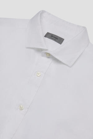 Linen shirt with spread collar MAIN - Ferrante | img vers.300x/