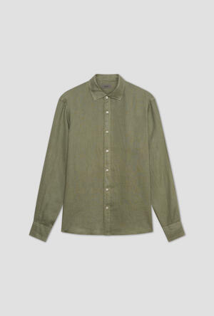 Linen shirt with spread collar MAIN - Ferrante | img vers.300x/