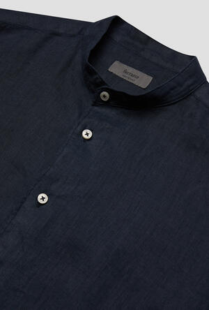 Camicia in lino con collo coreano MAIN - Ferrante | img vers.300x/