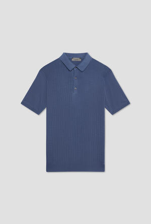 Knitted polo shirt with workmanship MAIN - Ferrante | img vers.300x/