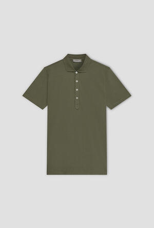 Garment dyed jersey polo shirt MAIN - Ferrante | img vers.300x/