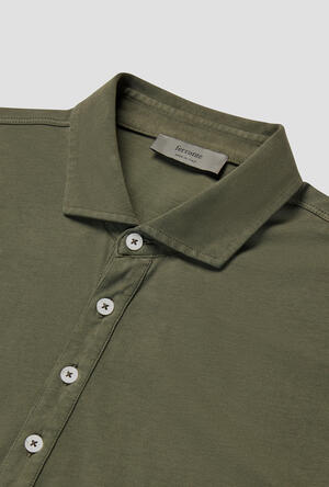 Garment dyed jersey polo shirt MAIN - Ferrante | img vers.300x/