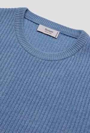 English knit crew neck ROYAL RED - Ferrante | img vers.300x/