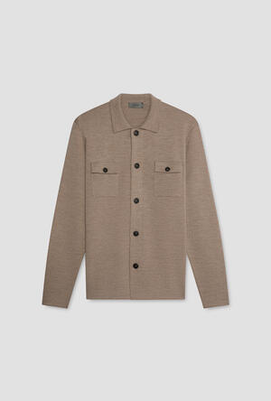 Shirt jacket in milano stitch MAIN - Ferrante | img vers.300x/