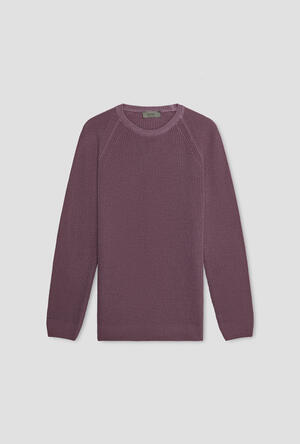 Garment dyed old raglan crew neck MAIN - Ferrante | img vers.300x/