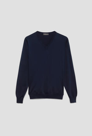 Pullover leggero in cotone ESSENTIAL - Ferrante | img vers.300x/