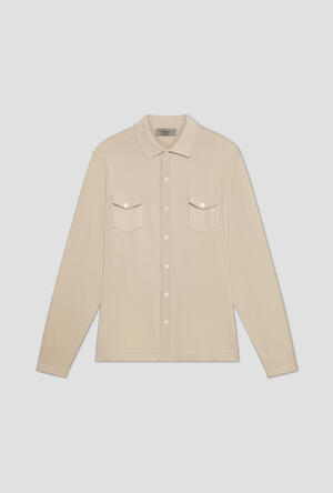 Camicia in maglia con tasche a toppa MAIN - Ferrante | img vers.300x/