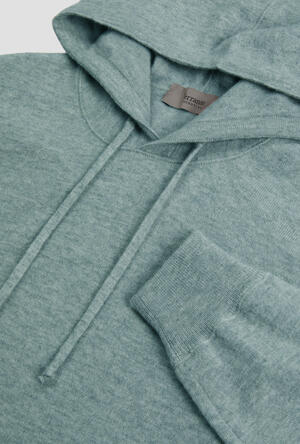 Carded wool hoodie ESSENTIAL - Ferrante | img vers.300x/