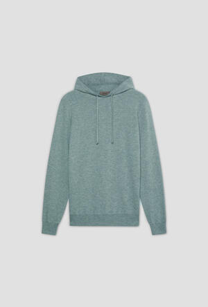 Carded wool hoodie ESSENTIAL - Ferrante | img vers.300x/