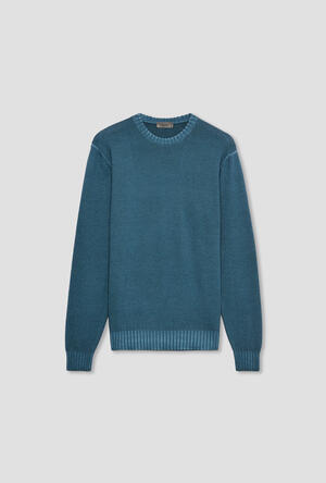 Garment dyed crew neck MAIN - Ferrante | img vers.300x/