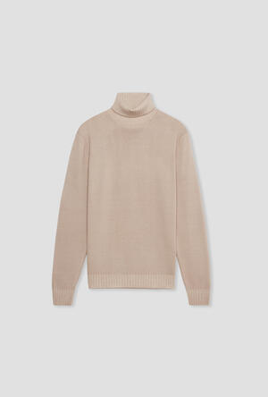 Garment dyed two-thread turtleneck ESSENTIAL - Ferrante | img vers.300x/