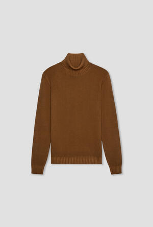 Garment dyed two-thread turtleneck ESSENTIAL - Ferrante | img vers.300x/