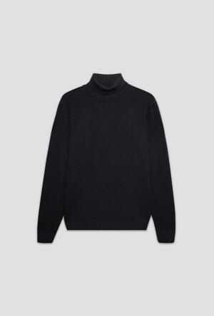 Garment dyed two-thread turtleneck ESSENTIAL - Ferrante | img vers.300x/