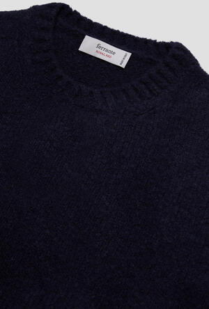 Girocollo in cashmere malfilè ROYAL RED - Ferrante | img vers.300x/