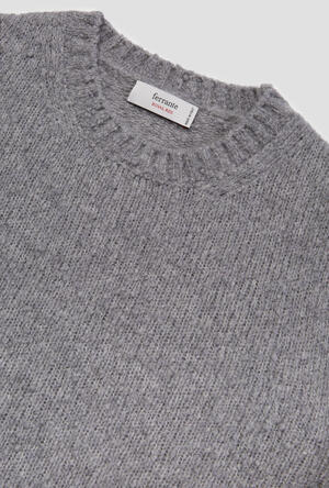 Malfilé cashmere crew neck ROYAL RED - Ferrante | img vers.300x/