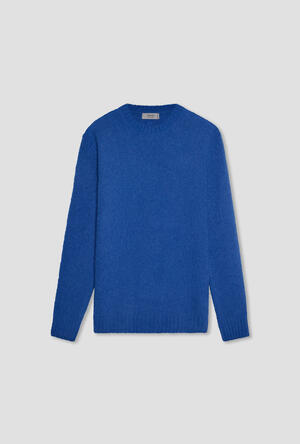 Malfilé cashmere crew neck ROYAL RED - Ferrante | img vers.300x/