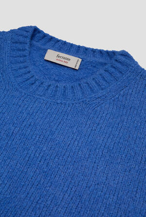 Malfilé cashmere crew neck ROYAL RED - Ferrante | img vers.300x/