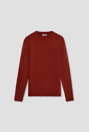 Malfilé cashmere crew neck ROYAL RED - Ferrante | img vers.300x/