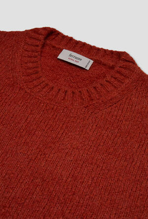 Malfilé cashmere crew neck ROYAL RED - Ferrante | img vers.300x/