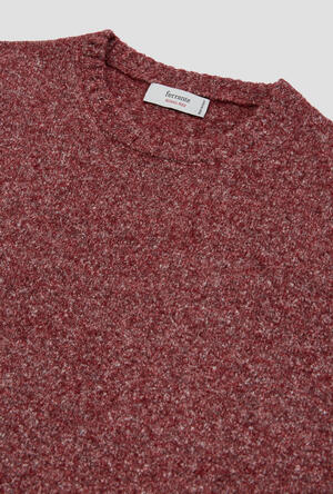 Alpaca crew neck ROYAL RED - Ferrante | img vers.300x/