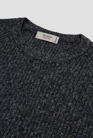 English knit raglan crew neck ROYAL RED - Ferrante | img vers.300x/