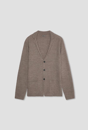 Knitted jacket with workmanship MAIN - Ferrante | img vers.300x/