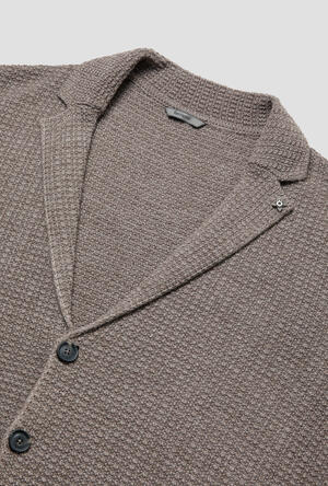 Knitted jacket with workmanship MAIN - Ferrante | img vers.300x/