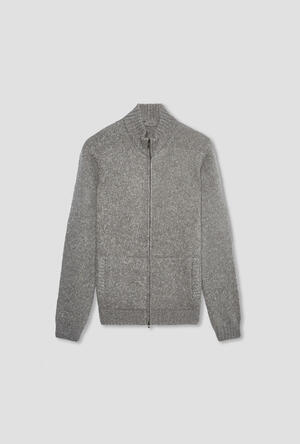 Alpaca-blend zip jacket MAIN - Ferrante | img vers.300x/