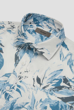 Camicia in misto lino con fantasia MAIN - Ferrante | img vers.300x/