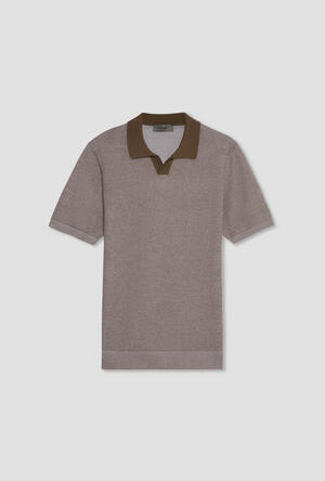 Vanisè buttonless polo shirt MAIN - Ferrante | img vers.300x/