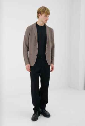 Knitted jacket with workmanship MAIN - Ferrante | img vers.300x/