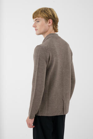 Knitted jacket with workmanship MAIN - Ferrante | img vers.300x/