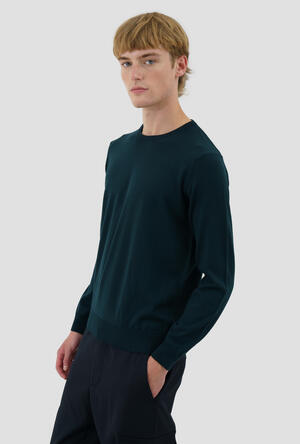 Worsted wool crew-neck ESSENTIAL - Ferrante | img vers.300x/