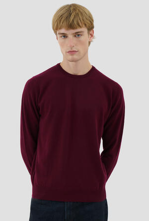 Girocollo in puro cashmere ROYAL RED - Ferrante | img vers.300x/