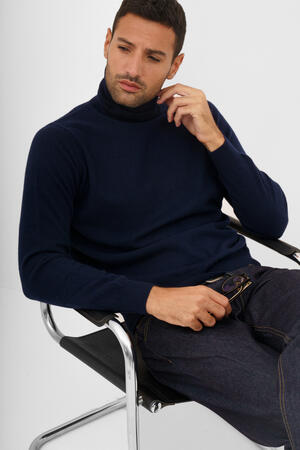 Cashmere turtleneck ROYAL RED - Ferrante | img vers.300x/