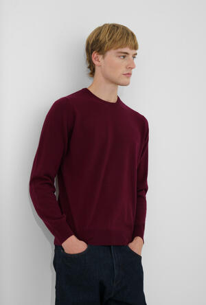 Girocollo in puro cashmere ROYAL RED - Ferrante | img vers.300x/