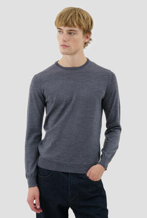 Worsted wool crew-neck ESSENTIAL - Ferrante | img vers.300x/