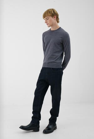 Worsted wool crew-neck ESSENTIAL - Ferrante | img vers.300x/