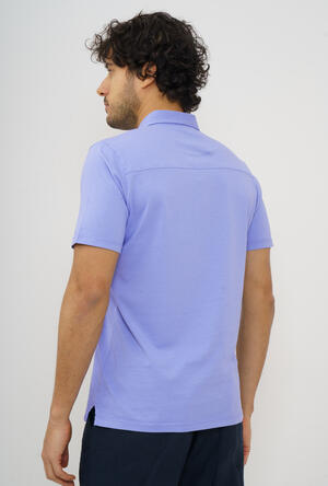 Garment dyed jersey polo shirt MAIN - Ferrante | img vers.300x/