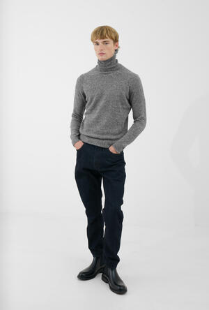 Alpaca turtleneck ROYAL RED - Ferrante | img vers.300x/